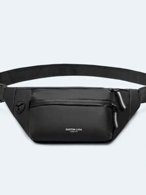 Gaston Luga Splash Men’s Waterproof Bum Bag Hip Pack Fanny Pack Belt Bag Black